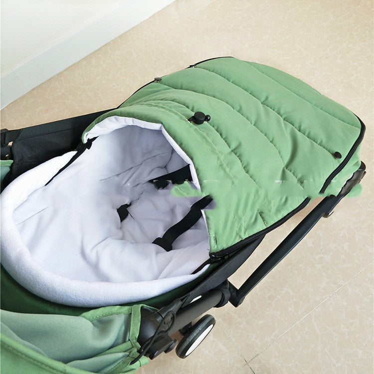 Universal warm cover for baby stroller