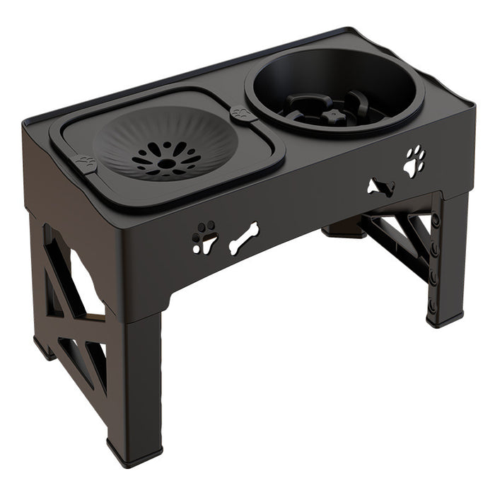 Double Bowl Integrated Lifting Pet feeder