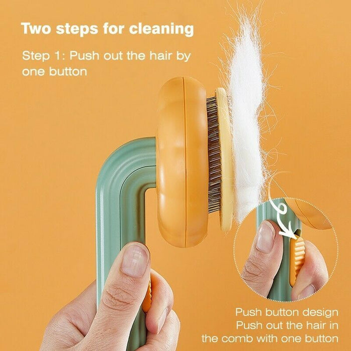 Pet Grooming Self Cleaning Slicker Brush