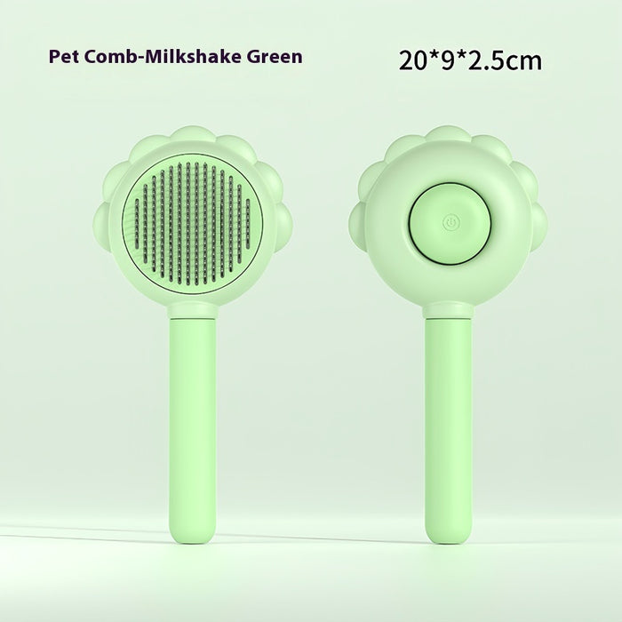 2 In 1 Self Cleaning Pet Brush