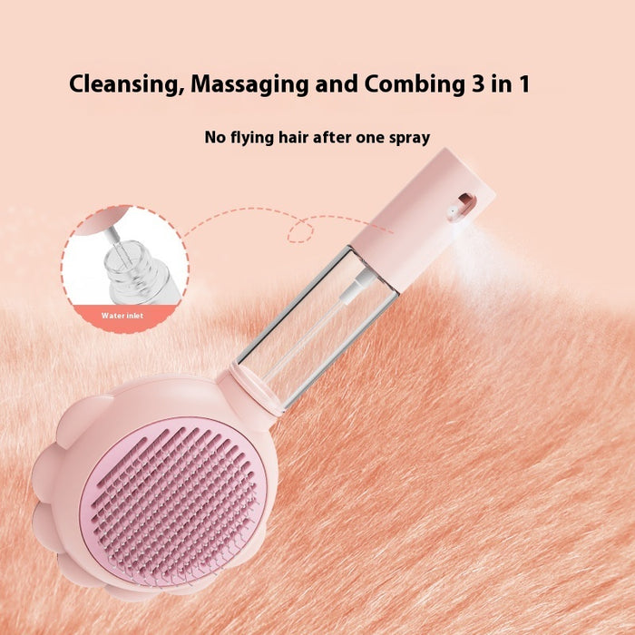 2 In 1 Self Cleaning Pet Brush