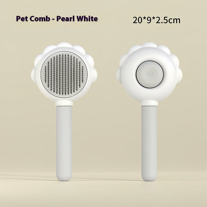 2 In 1 Self Cleaning Pet Brush