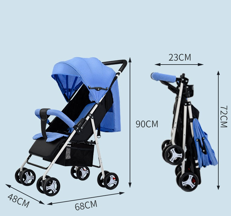 Lightweight Foldable Baby Stroller