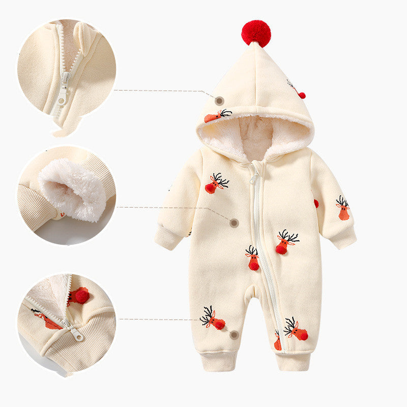 Khaki Warm Baby Clothes