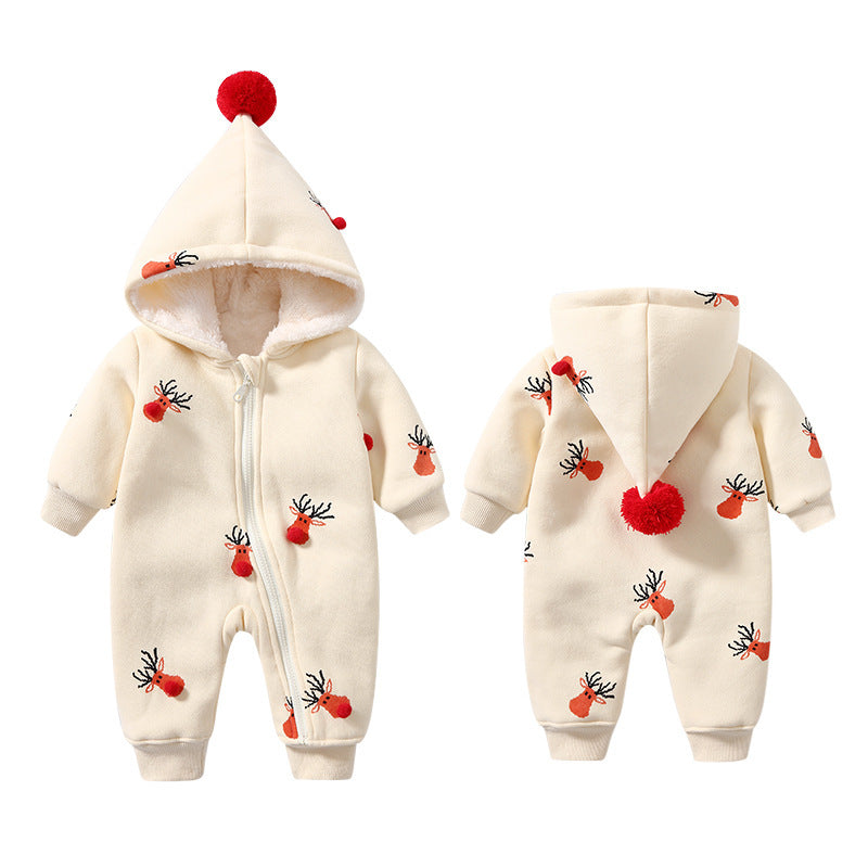 Khaki Warm Baby Clothes