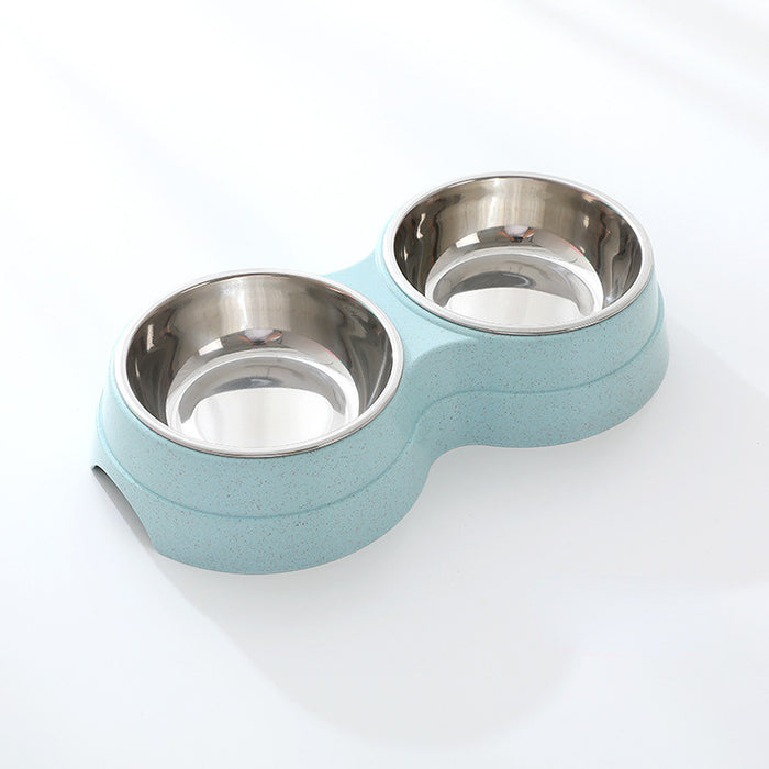 Stainless Steel Pet Drinking Dish Feeder