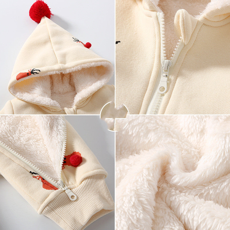 Khaki Warm Baby Clothes